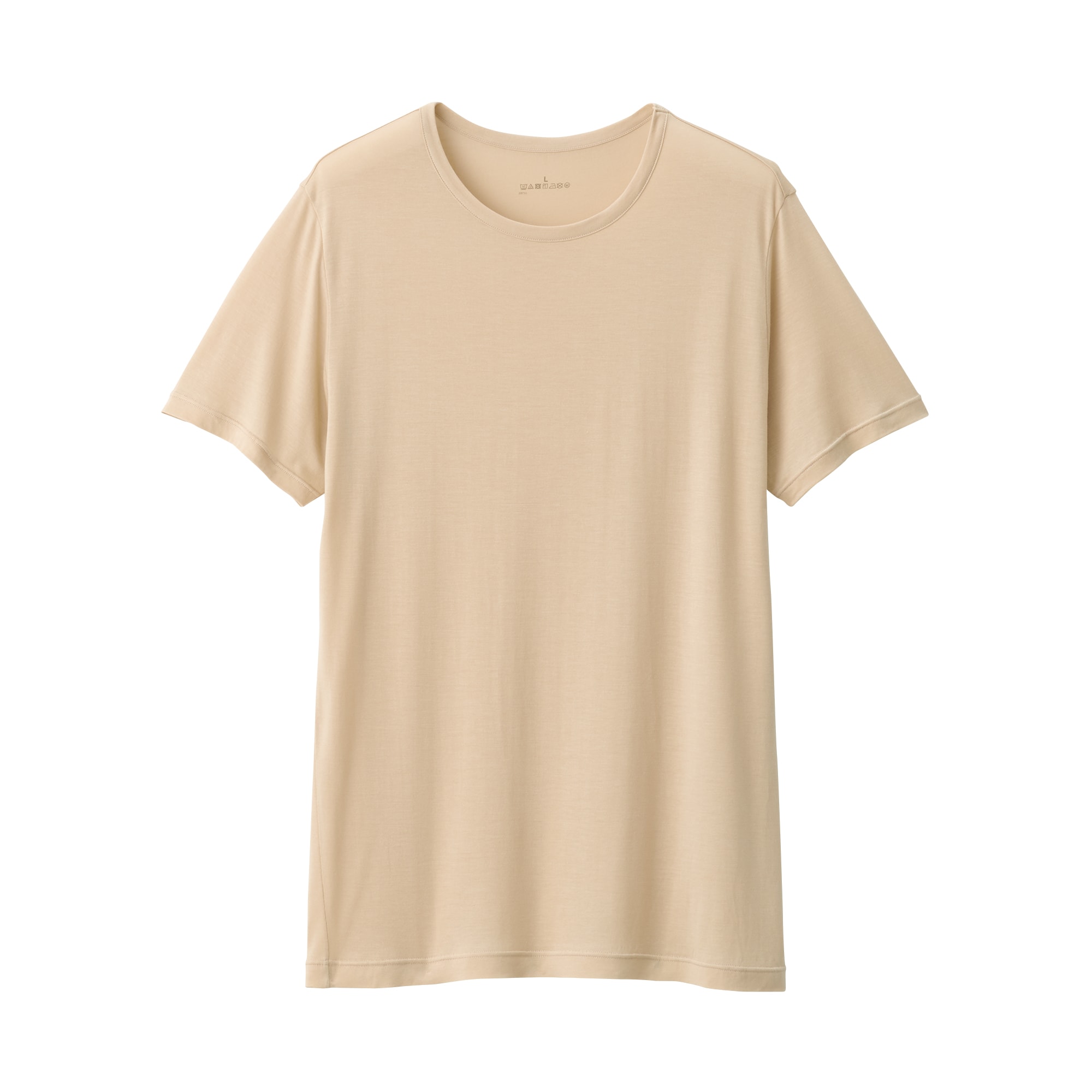 紳士　ひんやりなめらか　クルーネック半袖Ｔシャツ