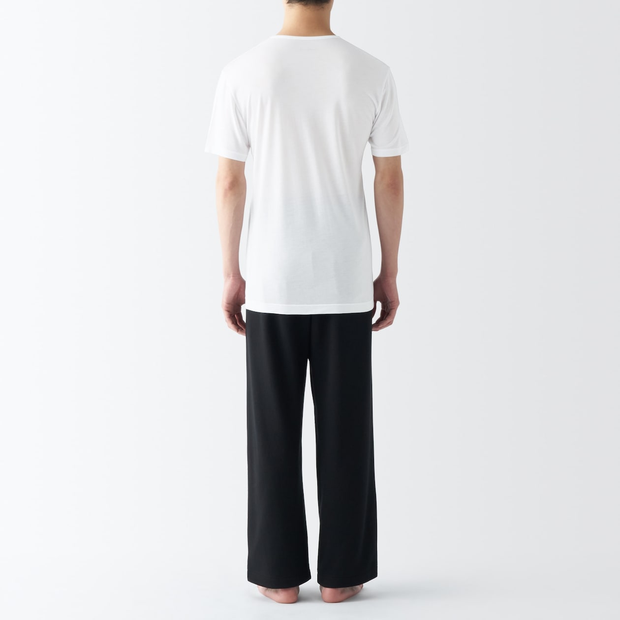 紳士　ひんやりなめらか　Ｖネック半袖Ｔシャツ