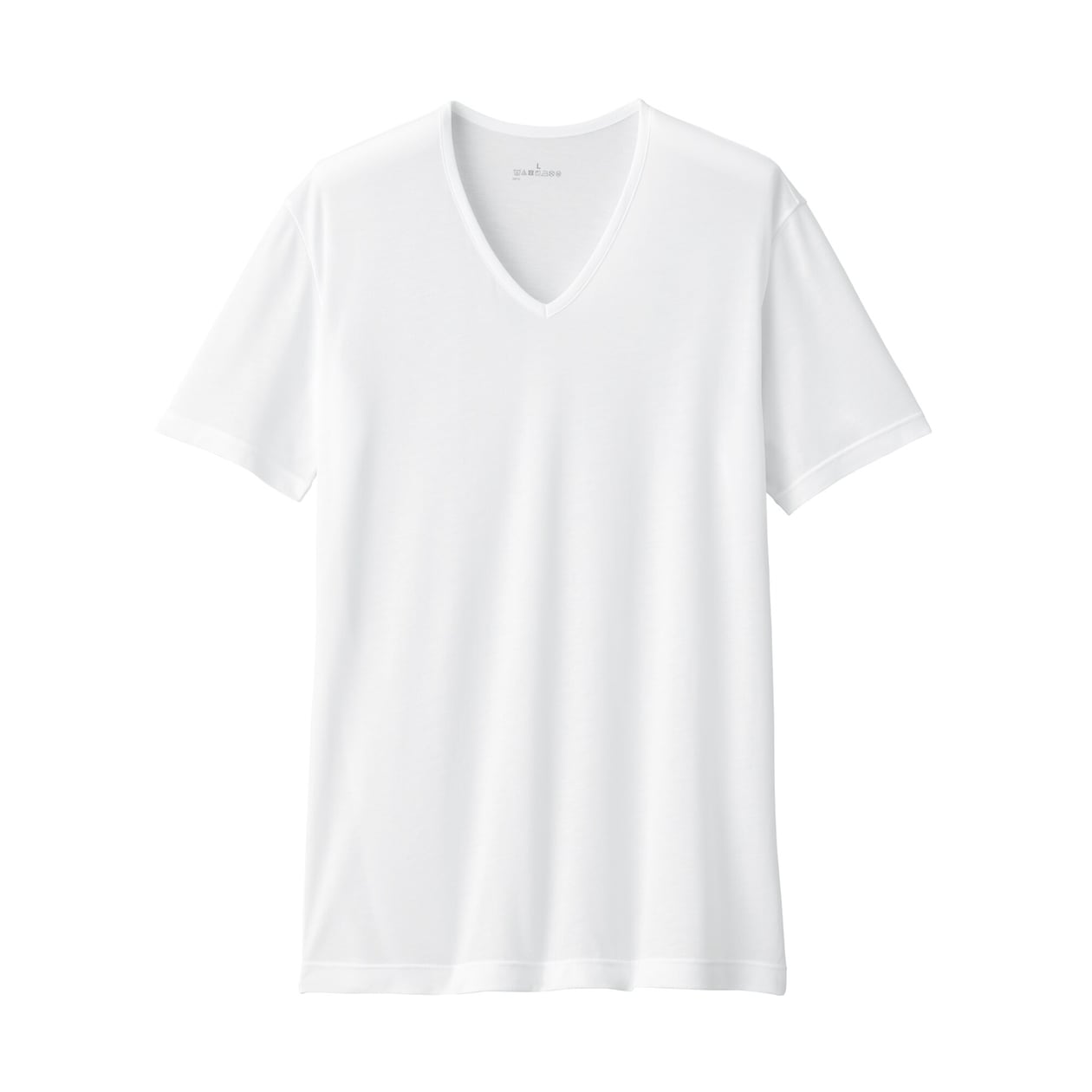 紳士　ひんやりなめらか　Ｖネック半袖Ｔシャツ