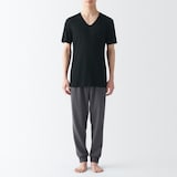 紳士　ひんやりなめらか　Ｖネック半袖Ｔシャツ