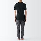 紳士　ひんやりなめらか　Ｖネック半袖Ｔシャツ