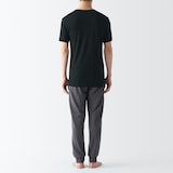 紳士　ひんやりなめらか　Ｖネック半袖Ｔシャツ