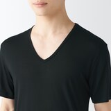 紳士　ひんやりなめらか　Ｖネック半袖Ｔシャツ