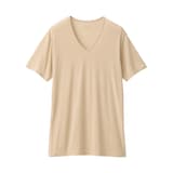 紳士　ひんやりなめらか　Ｖネック半袖Ｔシャツ