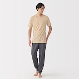 紳士　ひんやりなめらか　Ｖネック半袖Ｔシャツ