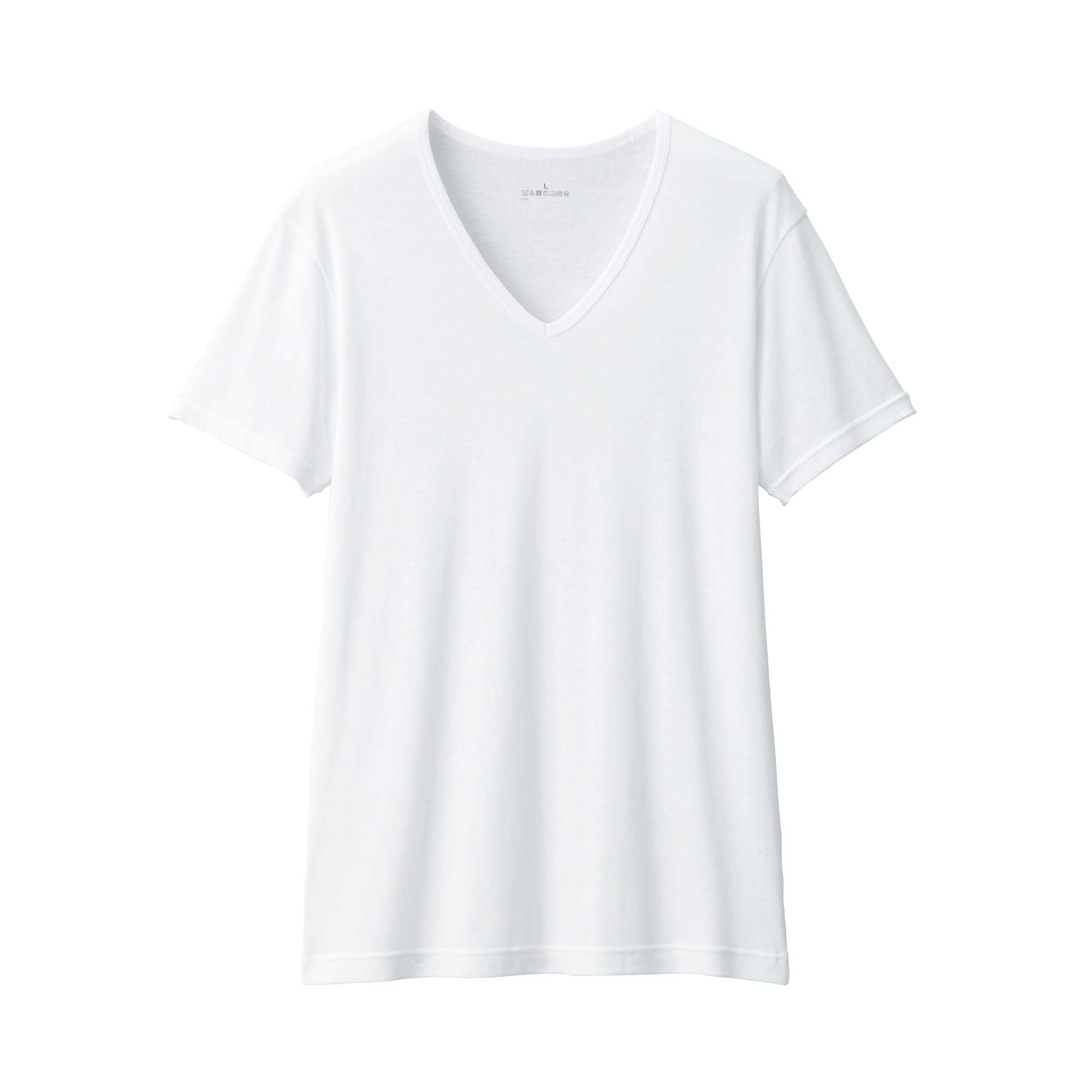 紳士　さらっと綿　Ｖネック半袖Ｔシャツ