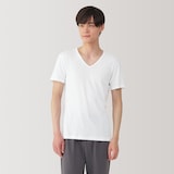 紳士　さらっと綿　Ｖネック半袖Ｔシャツ