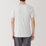 紳士　さらっと綿　Ｖネック半袖Ｔシャツ