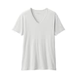 紳士　さらっと綿　Ｖネック半袖Ｔシャツ