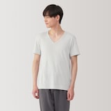 紳士　さらっと綿　Ｖネック半袖Ｔシャツ