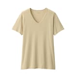 紳士　さらっと綿　Ｖネック半袖Ｔシャツ