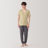 紳士　さらっと綿　Ｖネック半袖Ｔシャツ