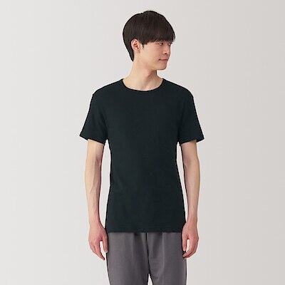 紳士　さらっと綿　クルーネック半袖Ｔシャツ