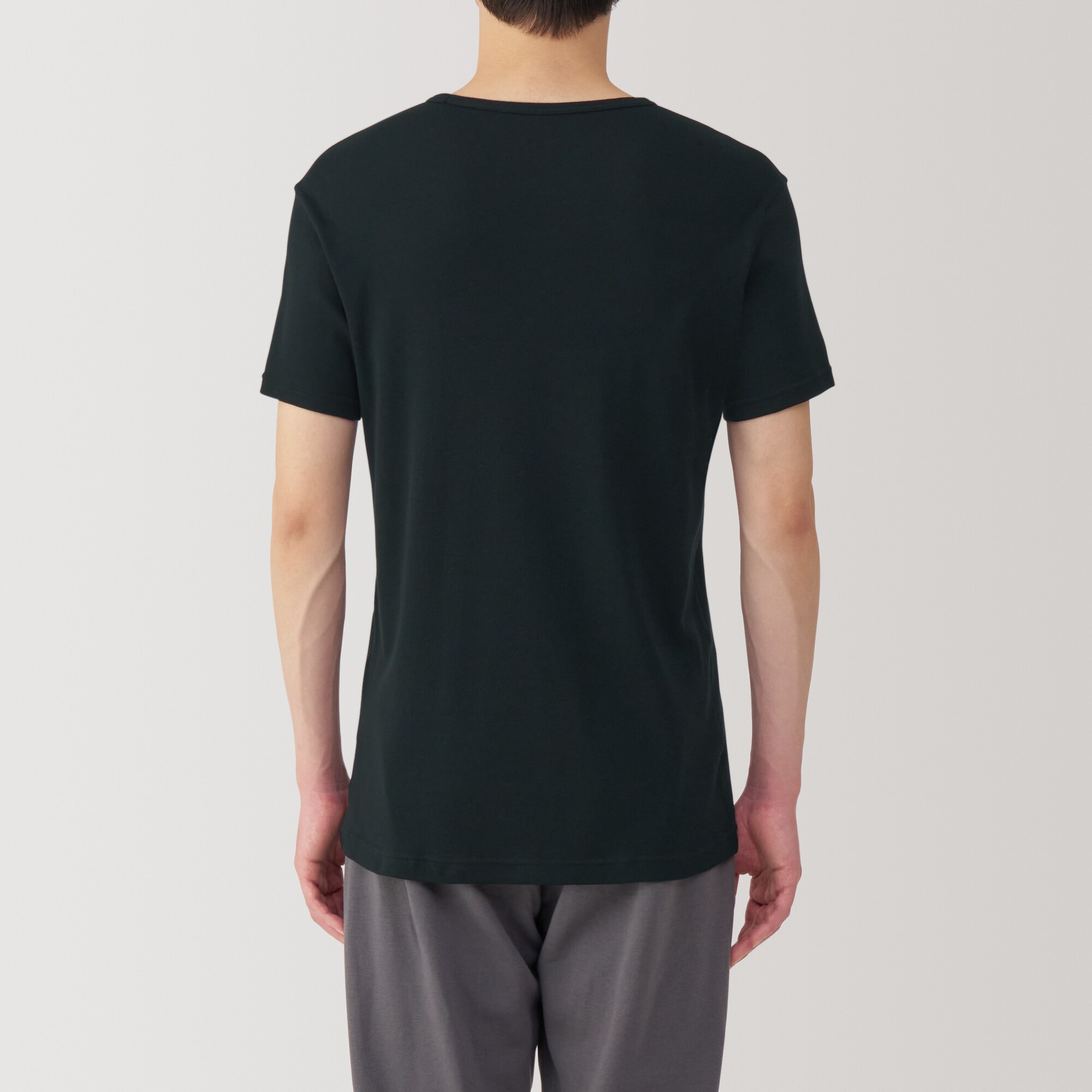 紳士　さらっと綿　クルーネック半袖Ｔシャツ