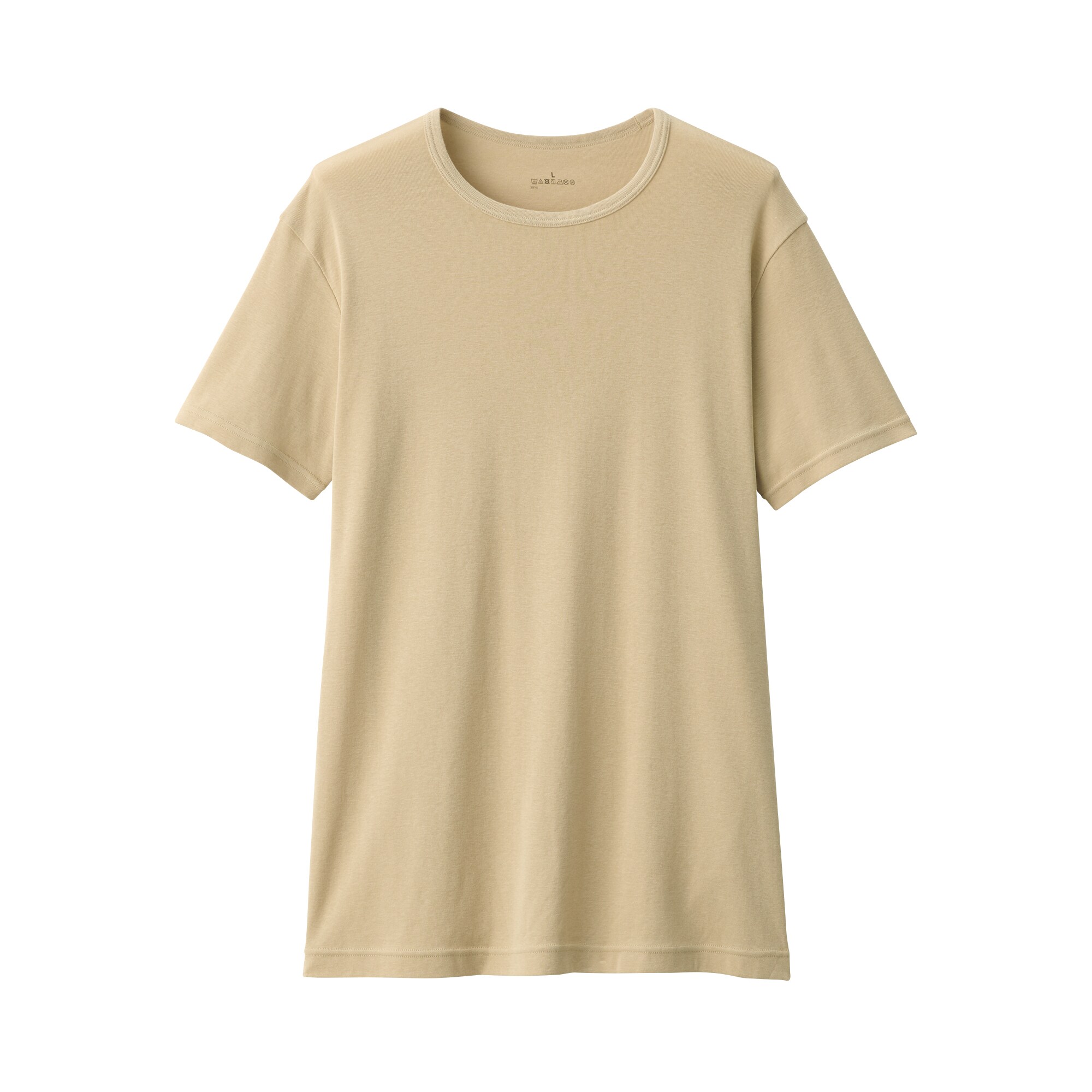 紳士　さらっと綿　クルーネック半袖Ｔシャツ