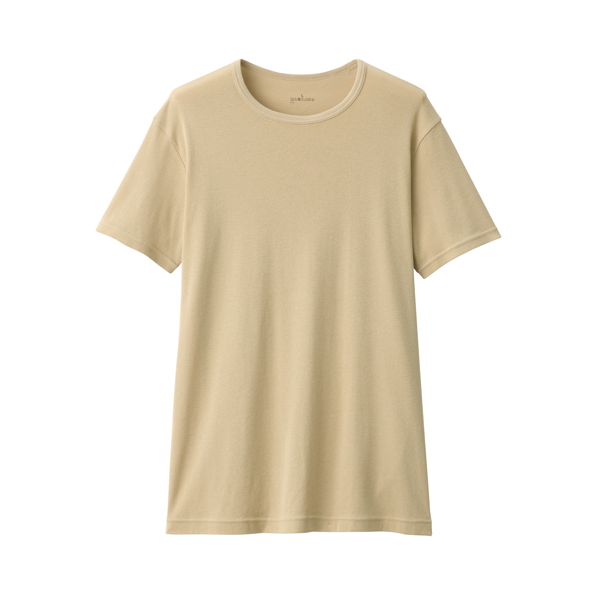 紳士　さらっと綿　クルーネック半袖Ｔシャツ