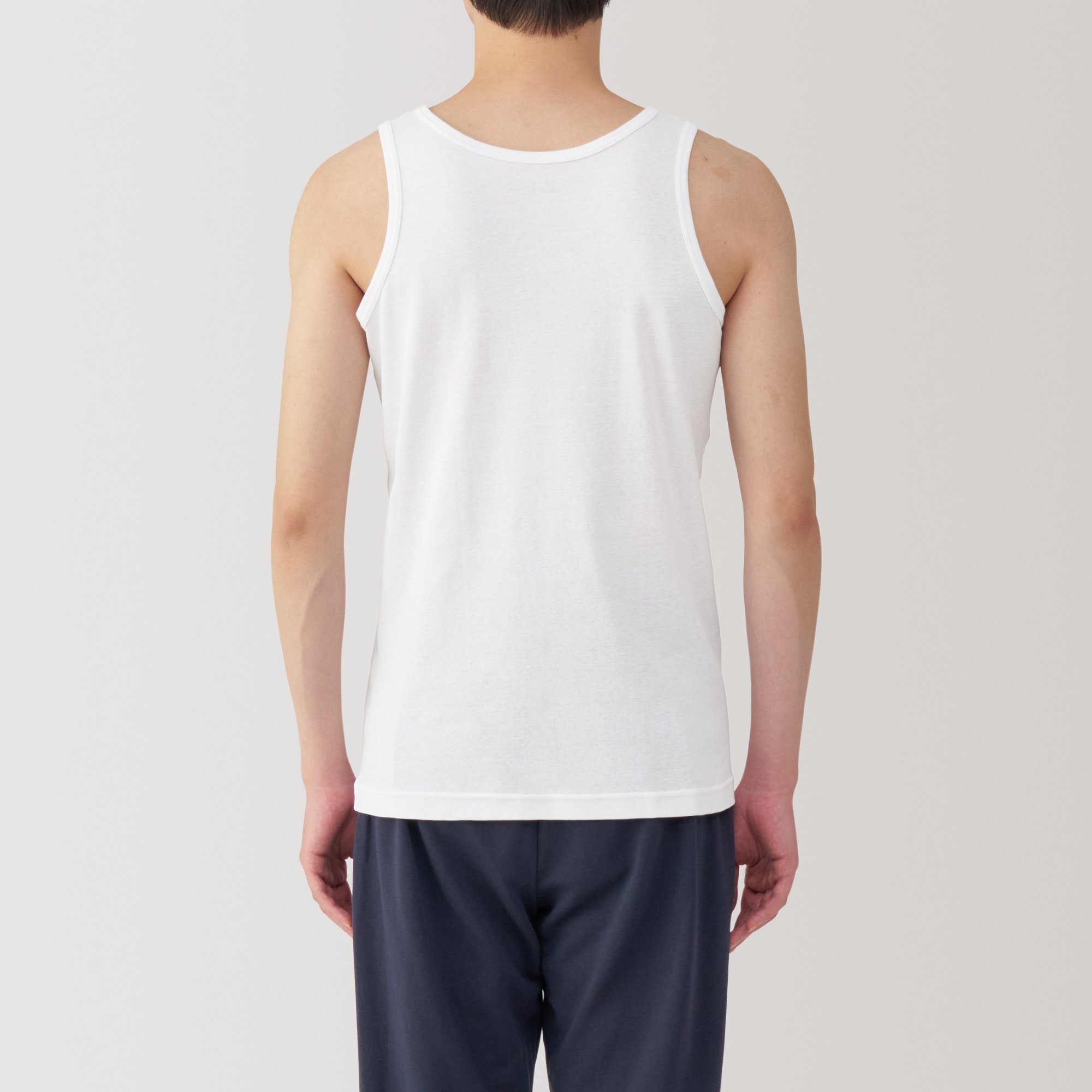 紳士　さらっと綿　タンクトップ