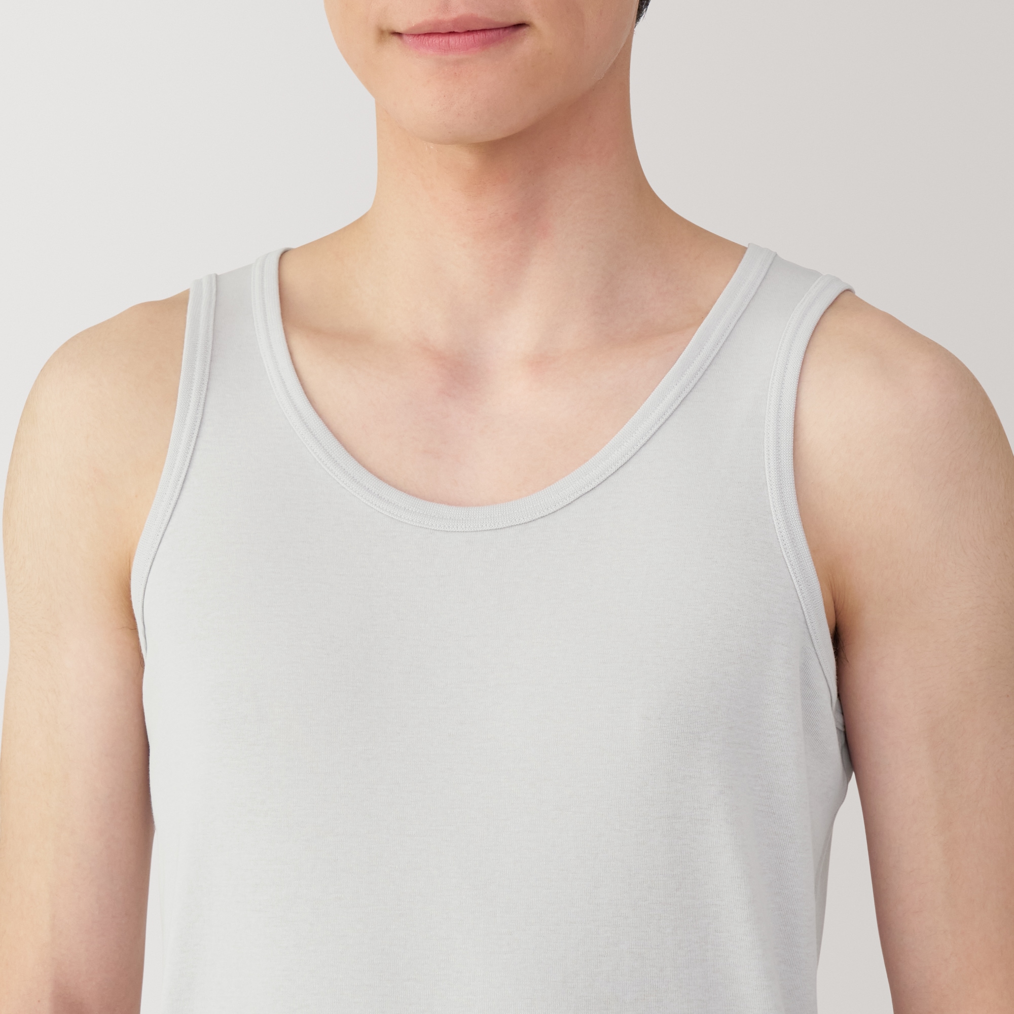 紳士　さらっと綿　タンクトップ