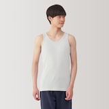 紳士　さらっと綿　タンクトップ