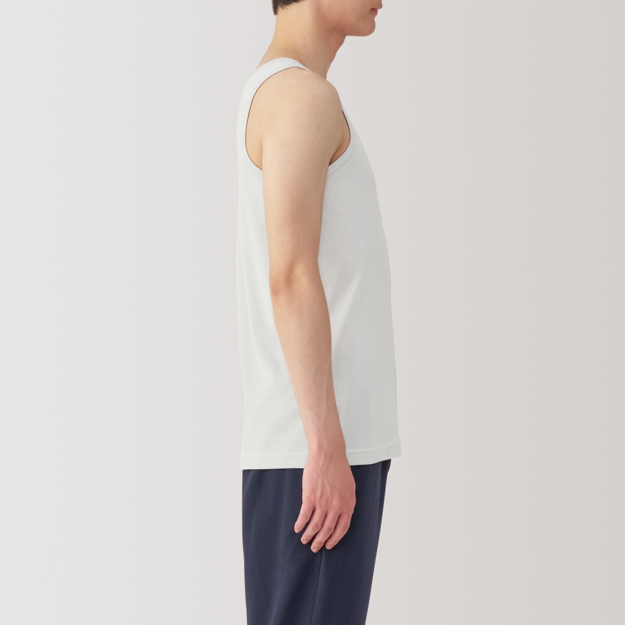 紳士 さらっと綿 タンクトップ | 無印良品