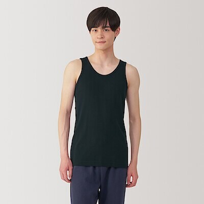 紳士　さらっと綿　タンクトップ