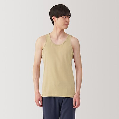紳士　さらっと綿　タンクトップ