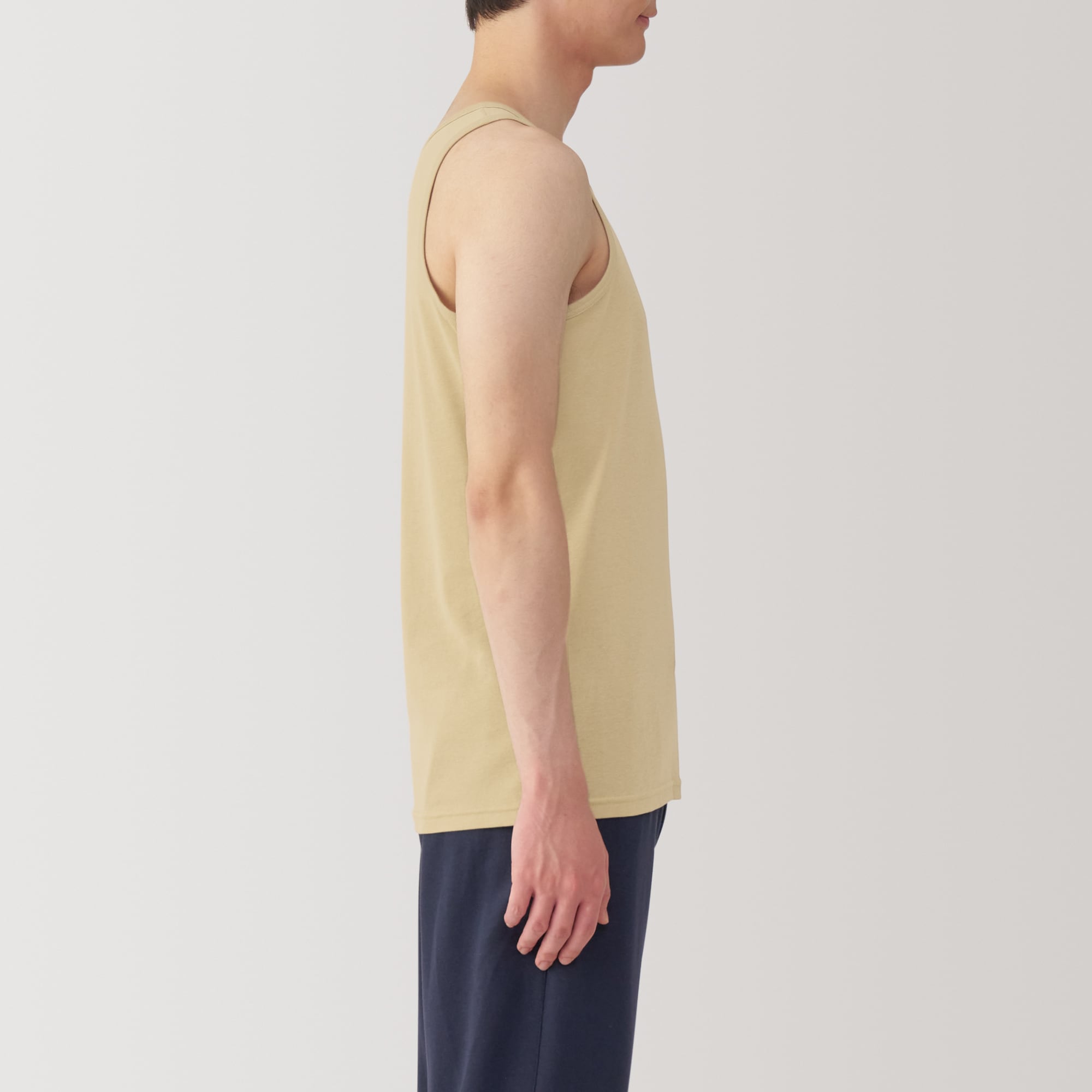 紳士　さらっと綿　タンクトップ