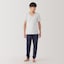 紳士　さらっと綿　汗取りパッド付　Ｖネック半袖Ｔシャツ