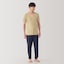 紳士　さらっと綿　汗取りパッド付　Ｖネック半袖Ｔシャツ