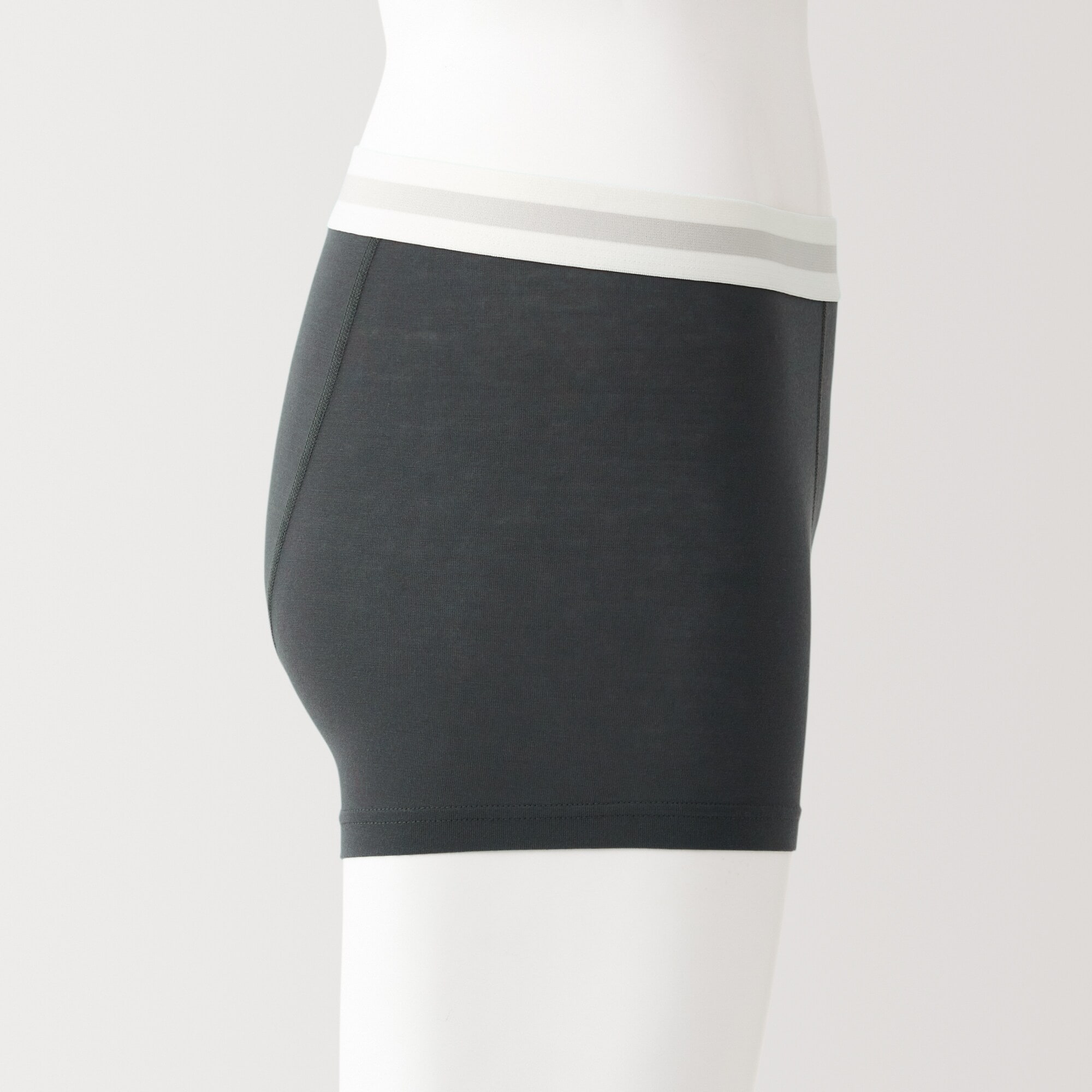 紳士　なめらか　前閉じローライズボクサーパンツ