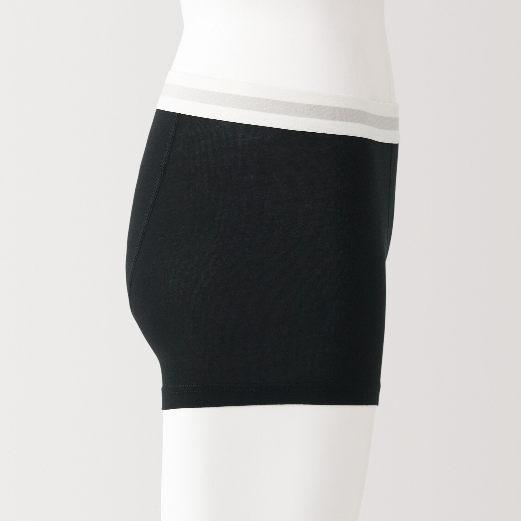 紳士　なめらか　前閉じローライズボクサーパンツ