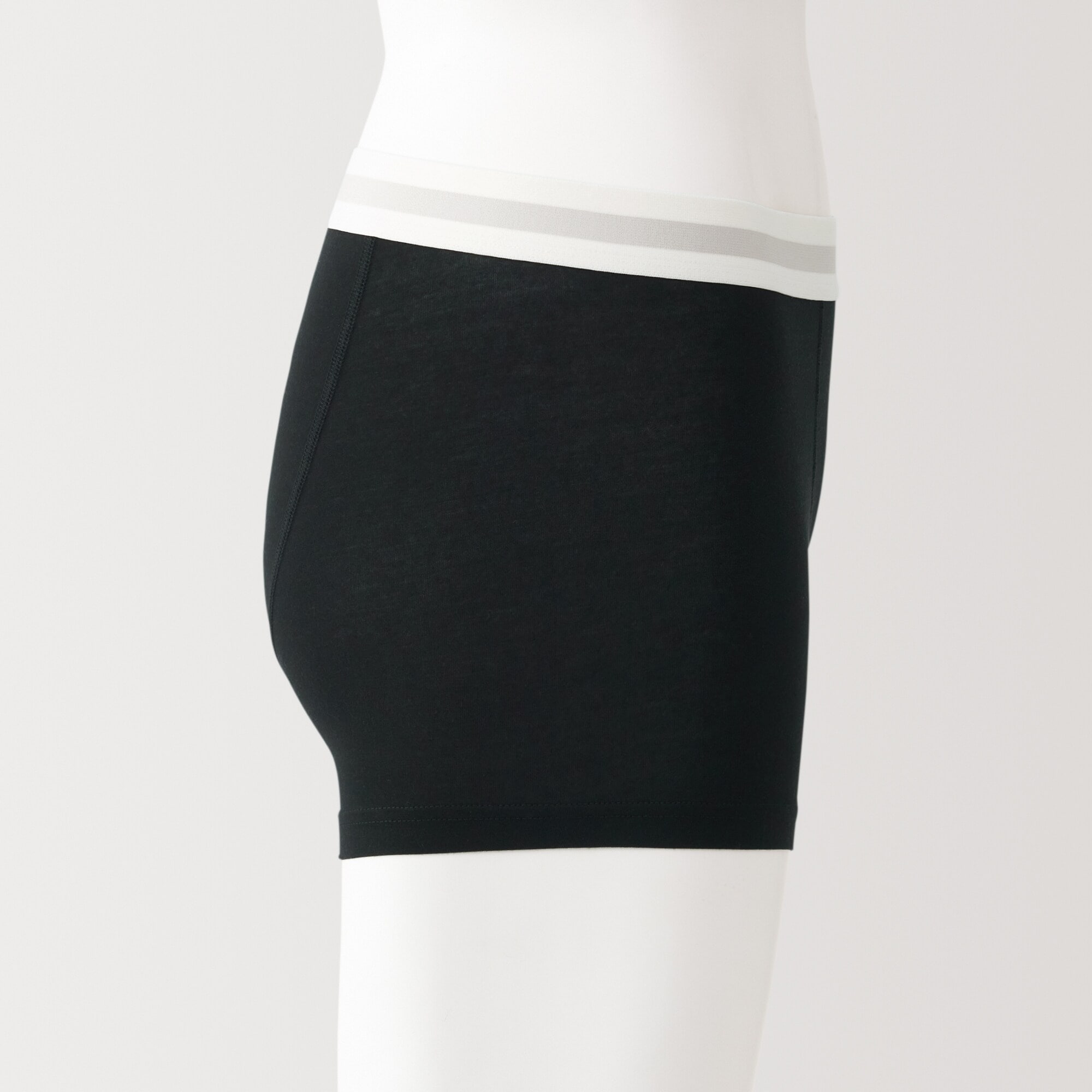 紳士　なめらか　前閉じローライズボクサーパンツ