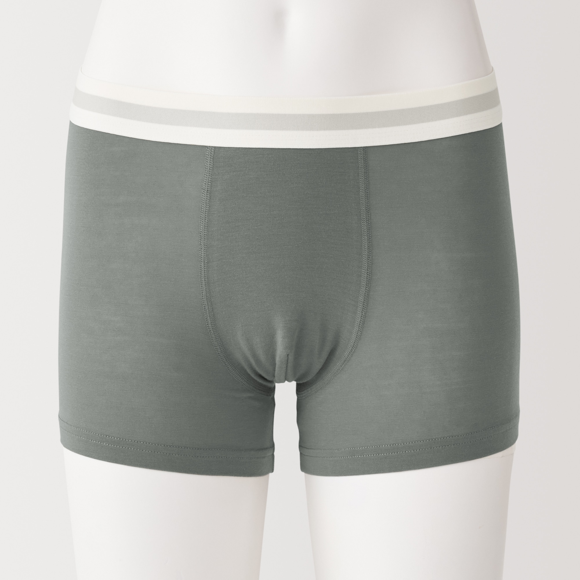 紳士　なめらか　前閉じローライズボクサーパンツ