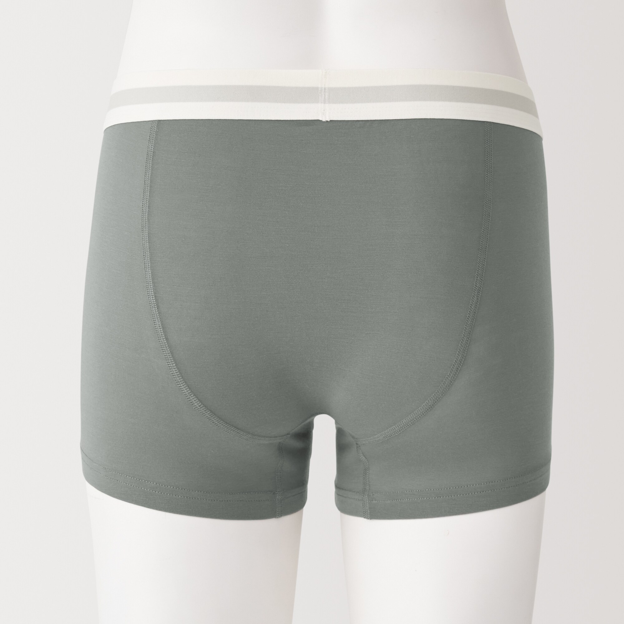 紳士　なめらか　前閉じローライズボクサーパンツ