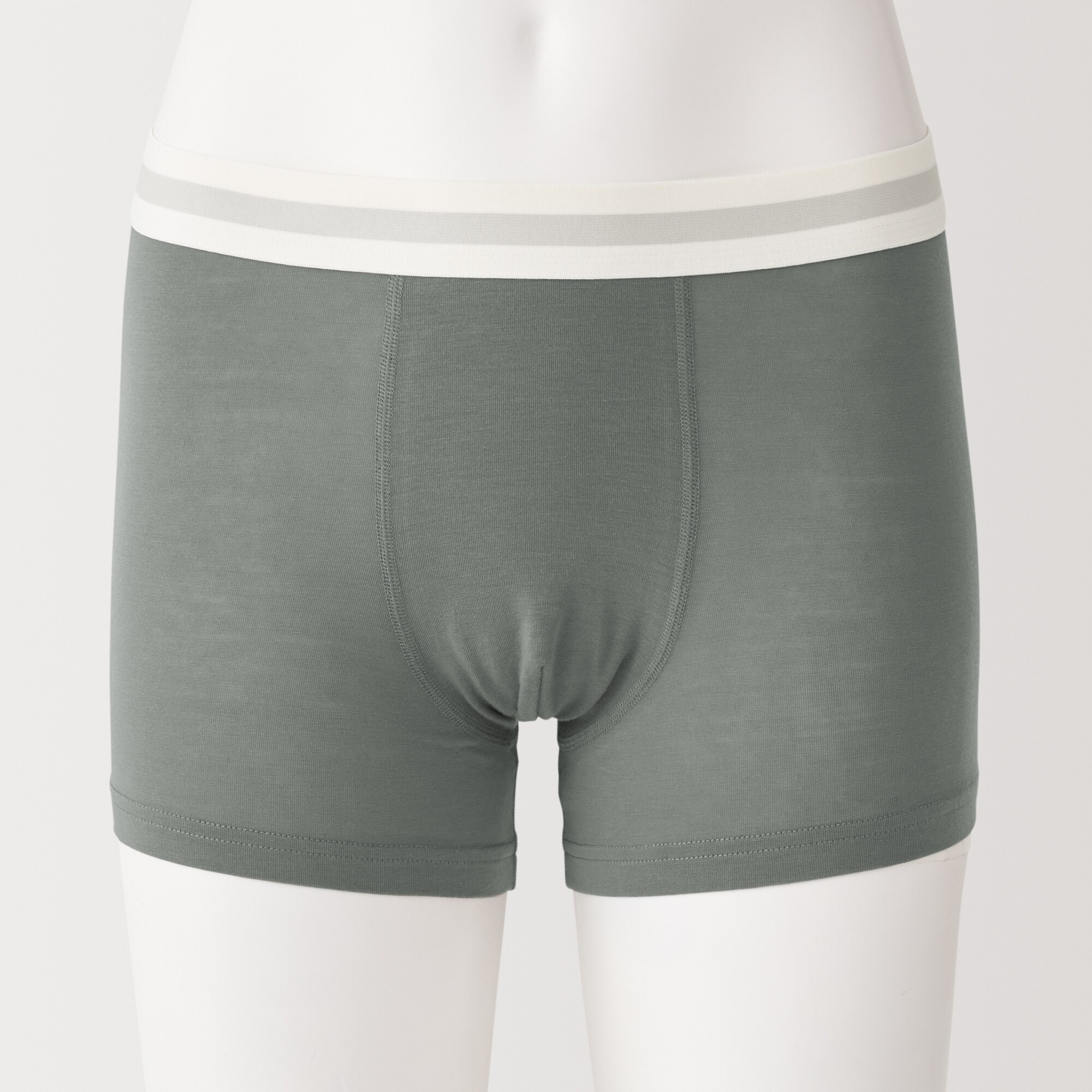 紳士　なめらか　前閉じローライズボクサーパンツ