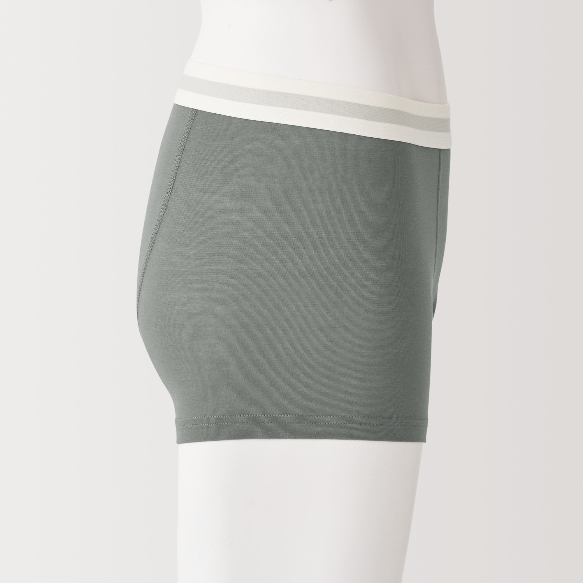 紳士　なめらか　前閉じローライズボクサーパンツ