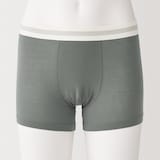 紳士　なめらか　前閉じローライズボクサーパンツ