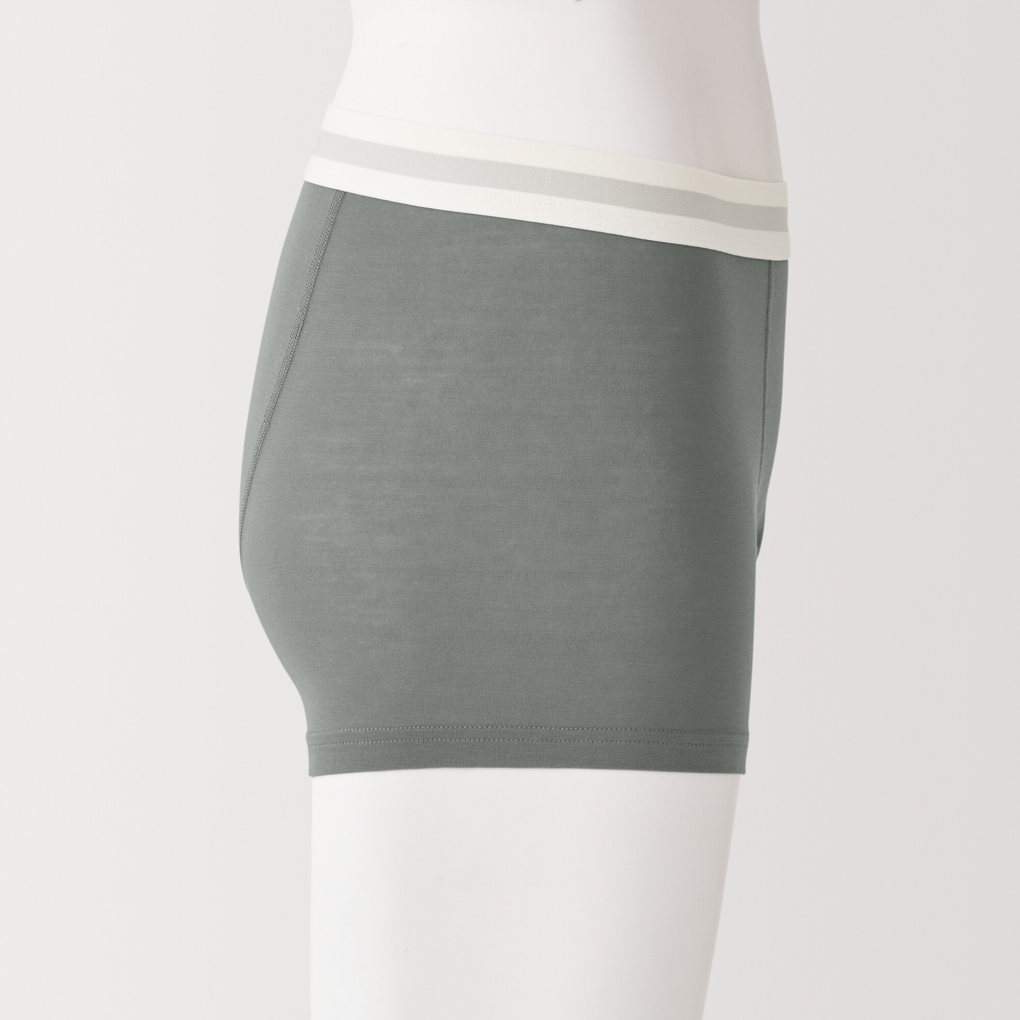 紳士　なめらか　前閉じローライズボクサーパンツ