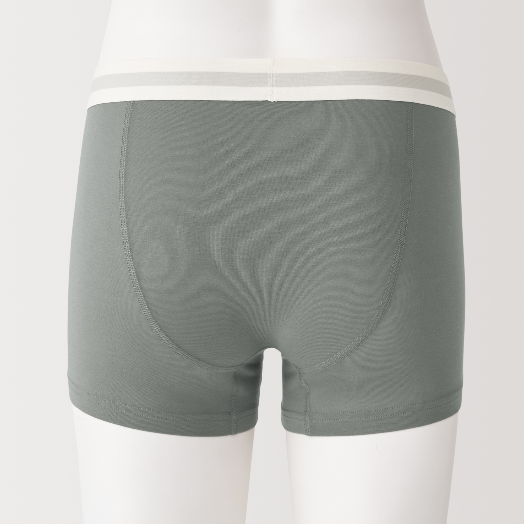 紳士　なめらか　前閉じローライズボクサーパンツ