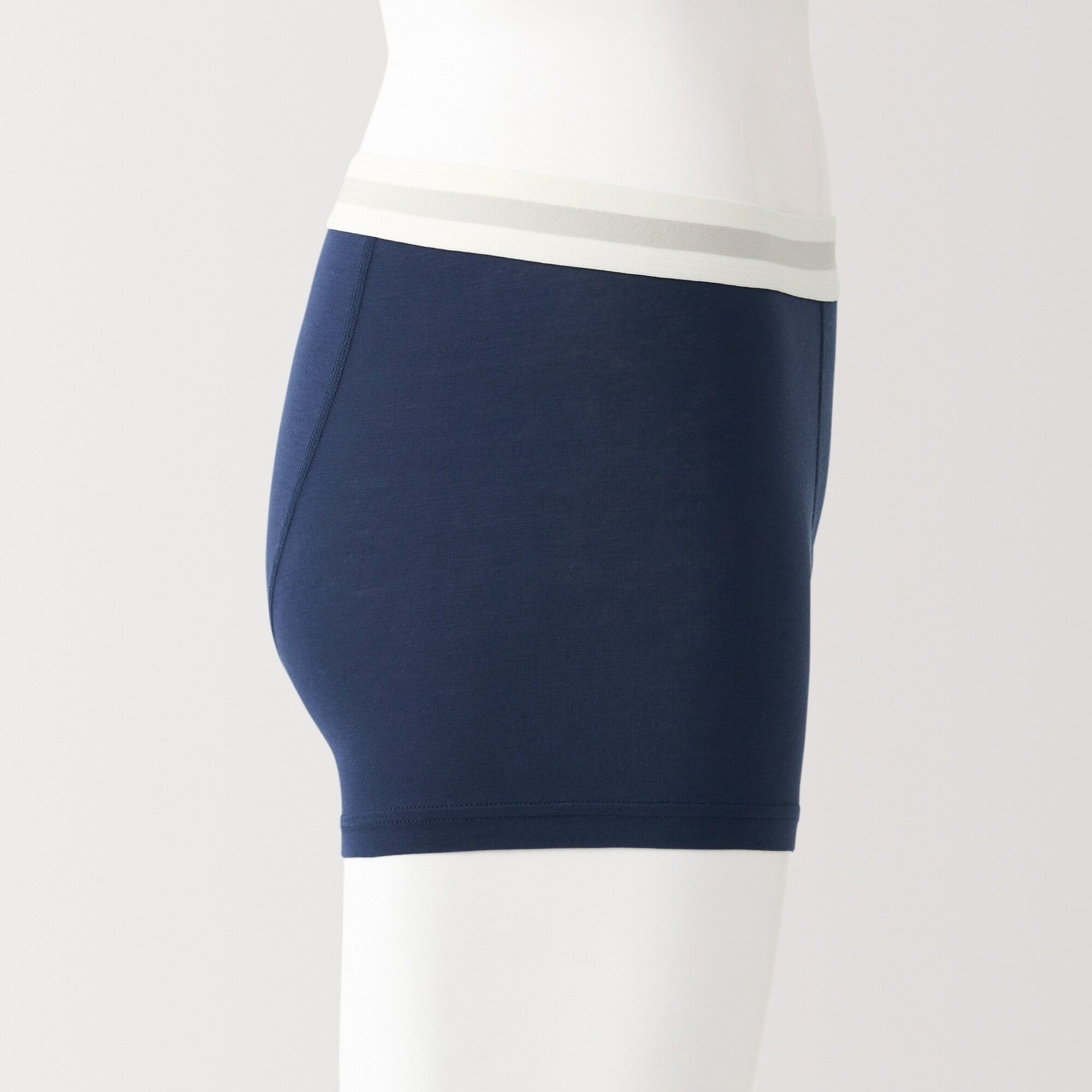 紳士　なめらか　前閉じローライズボクサーパンツ