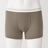 紳士　なめらか　前閉じローライズボクサーパンツ