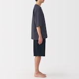 紳士　風を通す　半袖ルームウェアセット