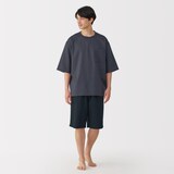 紳士　風を通す　半袖ルームウェアセット