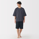 紳士　風を通す　半袖ルームウェアセット