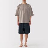 紳士　風を通す　半袖ルームウェアセット