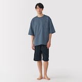 紳士　風を通す　半袖ルームウェアセット