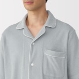 紳士　着るタオル　両面パイル　半袖パジャマ