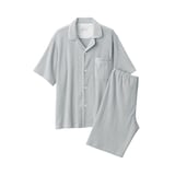 紳士　着るタオル　両面パイル　半袖パジャマ