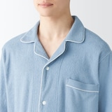 紳士　着るタオル　両面パイル　半袖パジャマ