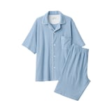 紳士　着るタオル　両面パイル　半袖パジャマ